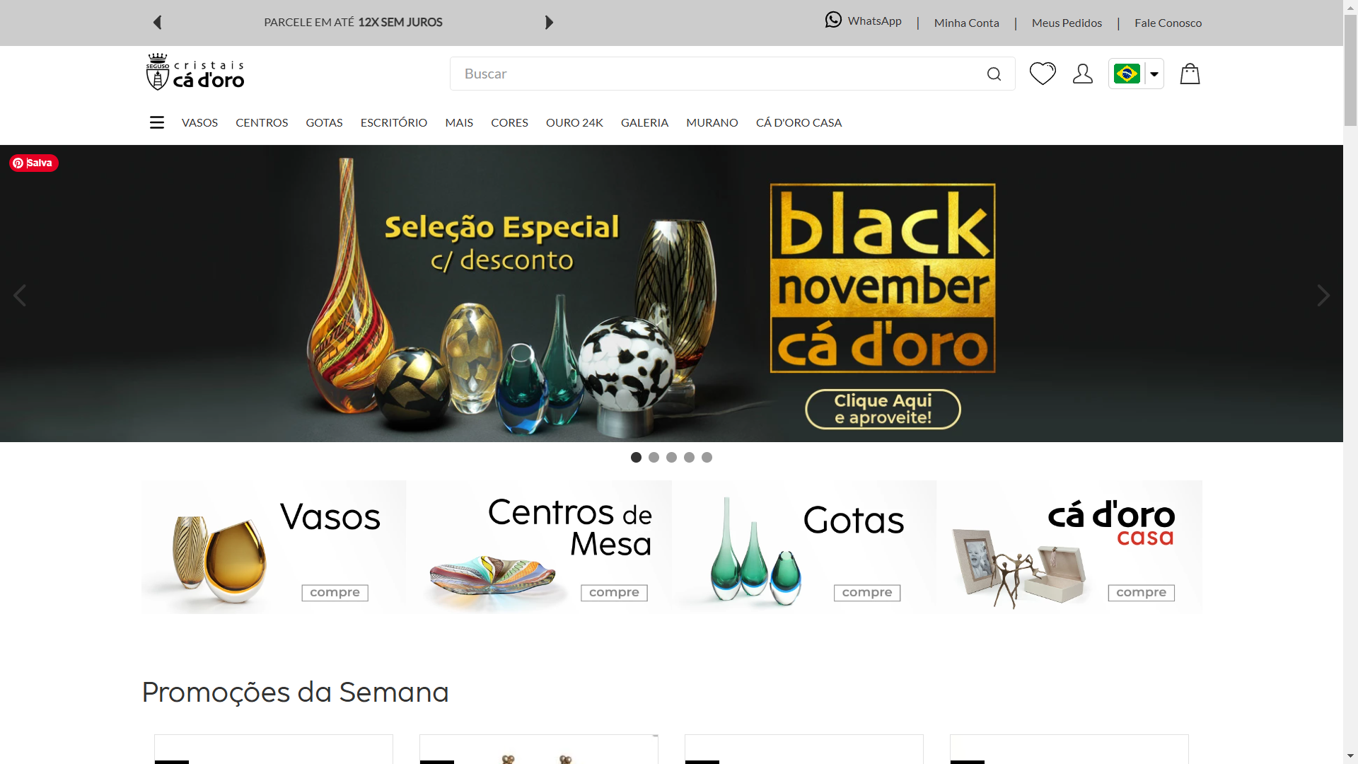 Cristais Cá d’Oro