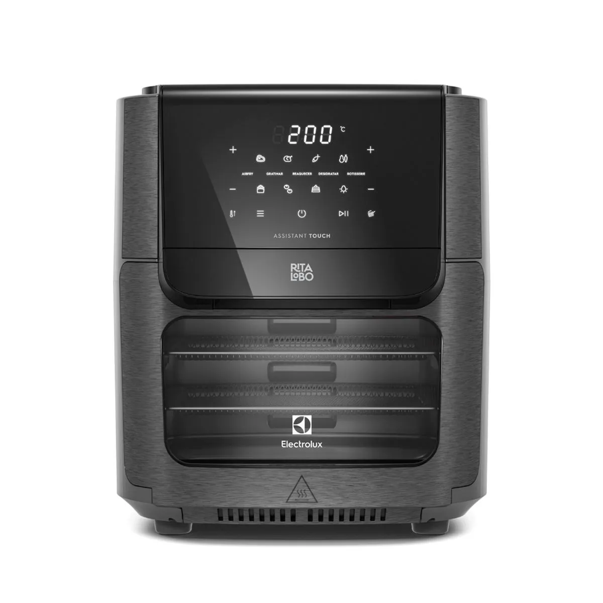 -38% OFF Air Fryer Oven Electrolux Rita Lobo 12L Digital Grafite -38% OFF Air Fryer Oven Electrolux Rita Lobo 12L Digital Grafite