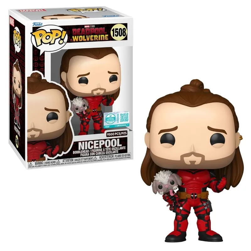 Boneco Funko Pop! Marvel Deadpool & Wolverine – Nicepool na Funko