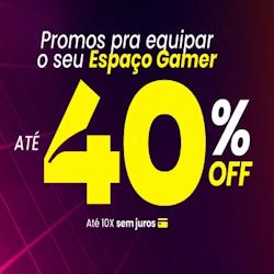 Promoção até 40%OFF + Desconto no PIx para equipar seu espaço Gamer na KaBuM