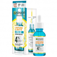 Garnier Uniform & Matte Sérum Facial Antiacne Com Vitamina C E Ácido Salicílico