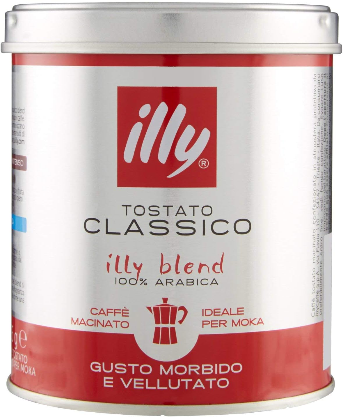 -19% Illy Café Torrado e Moido Clássico Para Cafeteiras Moka – 125g -19% Illy Café Torrado e Moido Clássico Para Cafeteiras Moka – 125g