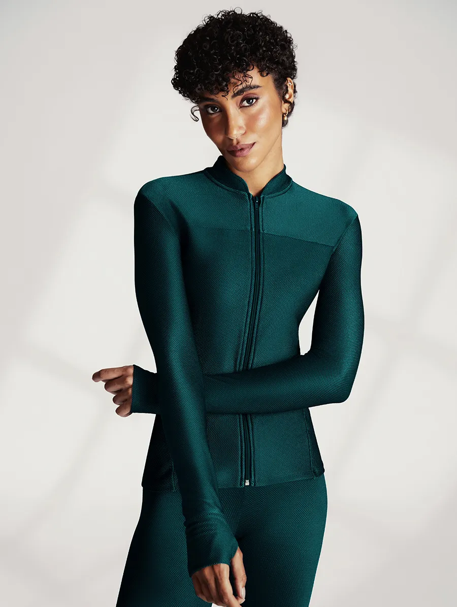 -50%OFF Jaqueta Duna Verde Amazonita