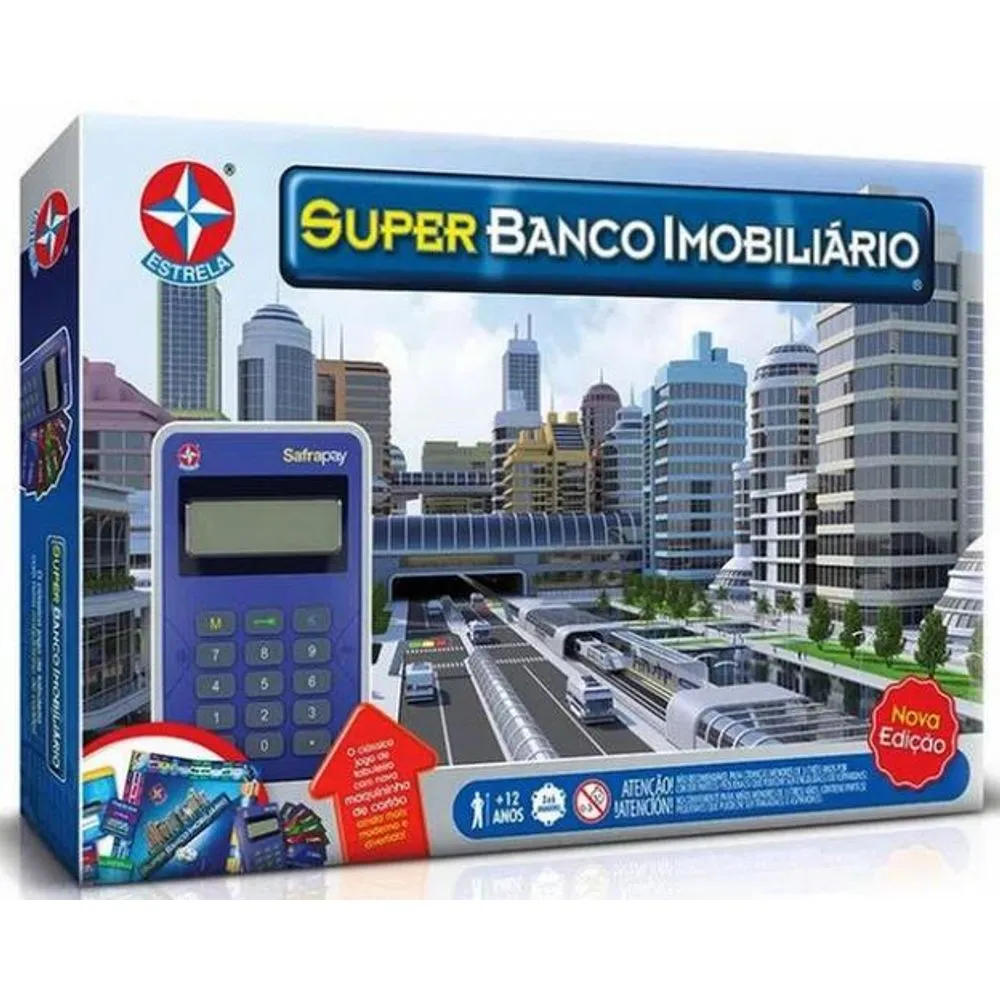 -10% OFF Jogo Super Banco Imobiliário + 5%OFF no PIX -10% OFF Jogo Super Banco Imobiliário + 5%OFF no PIX