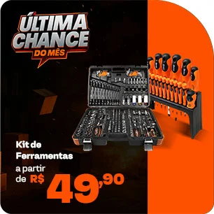 Ultima Chance! Kit Ferramentas a partir de R$ 49,90 na Loja do Mecanico