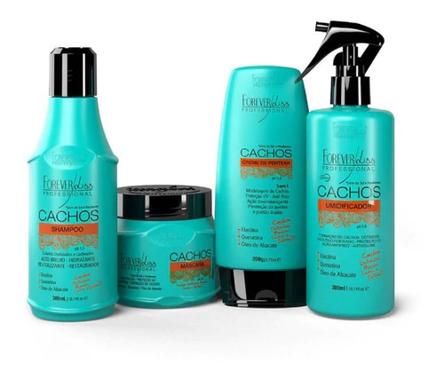 Kit Forever Liss Manutenção dos Cachos Completo 4 Produtos + 7%OFF no PIX Kit Forever Liss Manutenção dos Cachos Completo 4 Produtos + 7%OFF no PIX