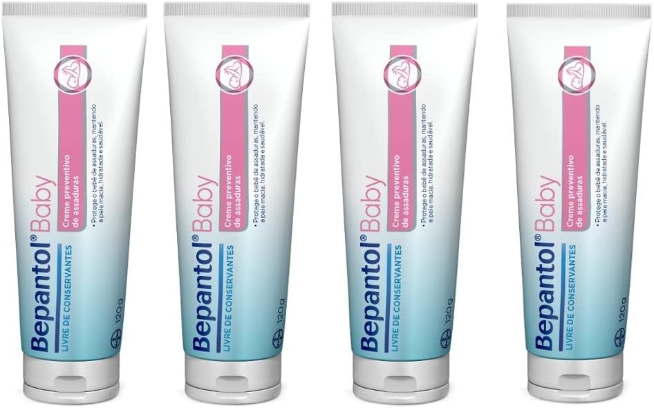 -15%OFF Kit com 4 Cremes Pomada de Assadura 120gr Cada – Bepantol -15%OFF Kit com 4 Cremes Pomada de Assadura 120gr Cada – Bepantol