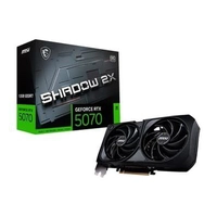 Placa de Vídeo MSI RTX 5070 12G Shadow 2x OC. À vista no PIX com 10% de desconto