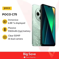 Smartphone POCO C75 8GB/256GB Versão Global 5160mah Smartphone POCO C75 8GB/256GB Versão Global 5160mah