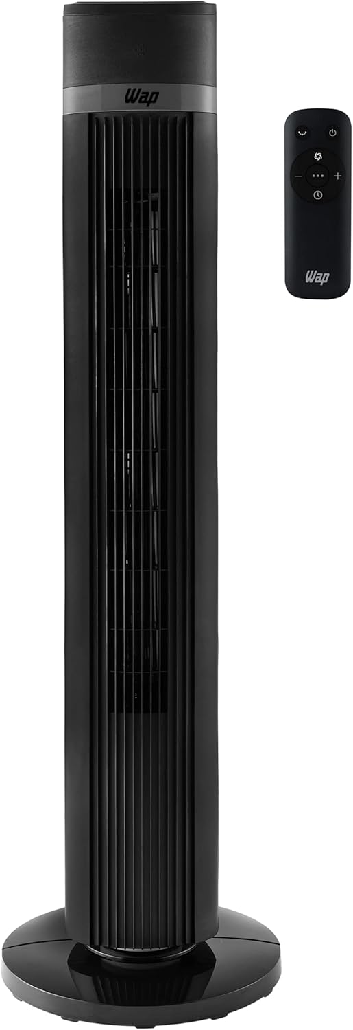 -15% WAP Ventilador de Torre AIR SILENCE com 4 Níveis de Velocidade, Time de até 15 Horas -15% WAP Ventilador de Torre AIR SILENCE com 4 Níveis de Velocidade, Time de até 15 Horas
