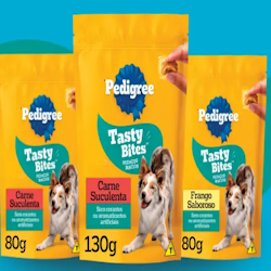 Conheça nossa novidade em petiscos: Tasty Bites com 14%OFF na Pet Yard