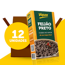 -30%OFF  Kit 12 Feijões Preto 500G Vapza