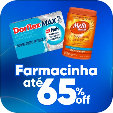 Farmacinha com até -65%OFF na Drogaria Venancio