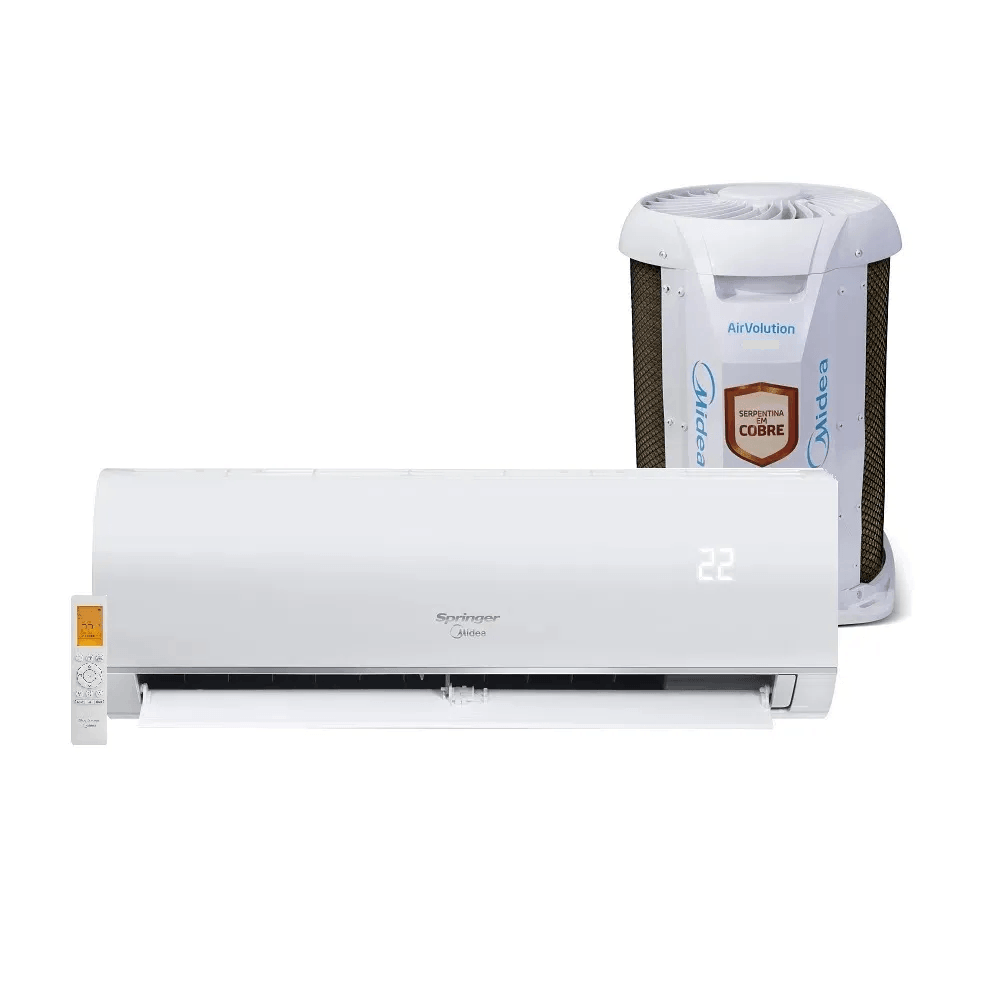 -24%OFF Ar Condicionado Split Hi Wall Springer Midea AirVolution 9000 BTU/h Frio + com 12% de desconto à vista no PIX
