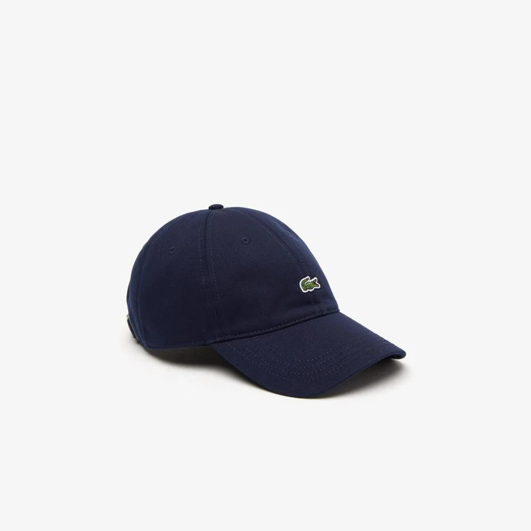 -50%OFF Boné Lacoste Unissex Em Sarja De Algodão Orgânico – Azul Navy -50%OFF Boné Lacoste Unissex Em Sarja De Algodão Orgânico – Azul Navy