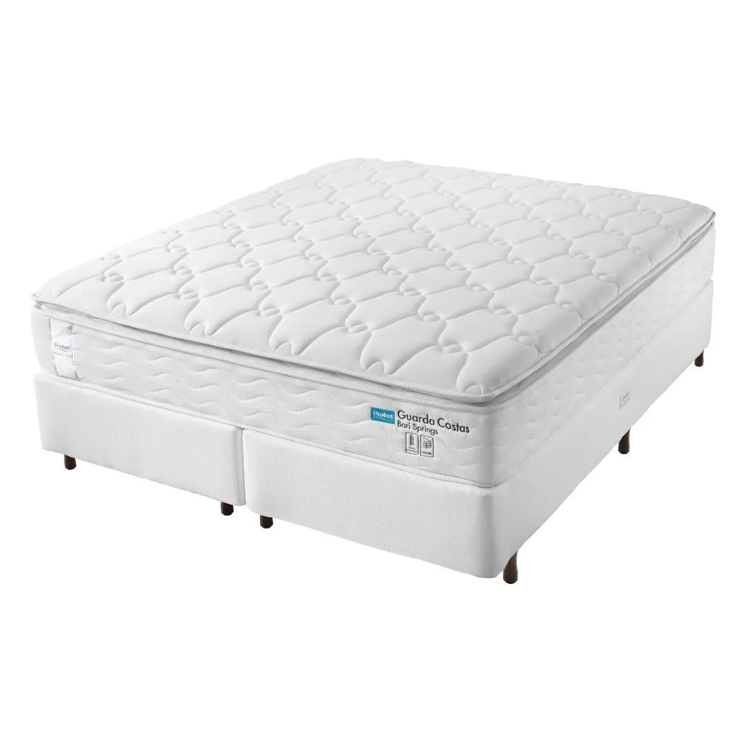Conjunto Box Queen Mola Ensacada Probel Bari -58%OFF + 10%OFF no PIX