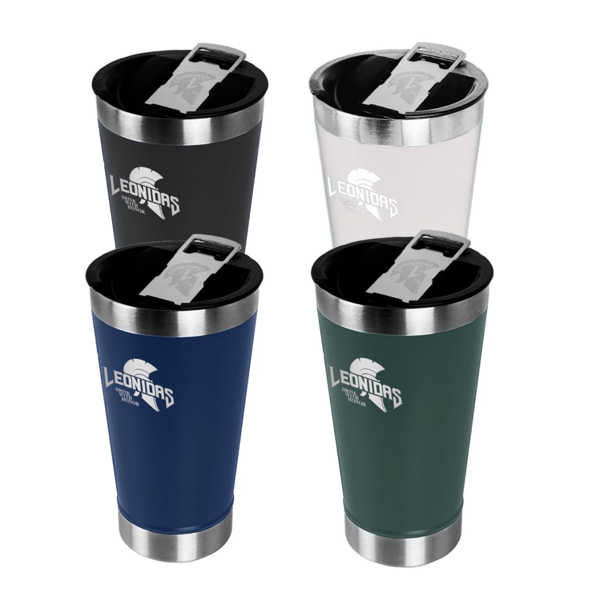 -69%OFF KIt, Com 4 Copos Térmico Leonidas, 473ml + à vista com 15%OFF