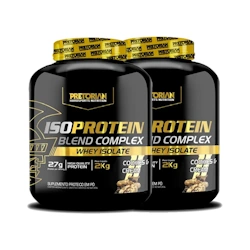 -71%OFF Kit 2x Whey Protein Isolado Iso Blend Complex 2Kg – Pretorian