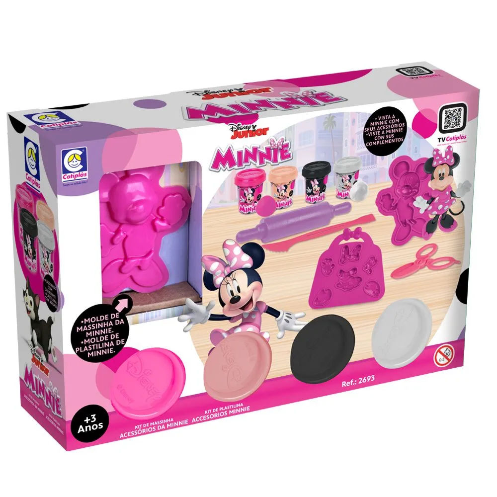 -91%OFF Kit Massinha Minnie com Acessórios – Cotiplás