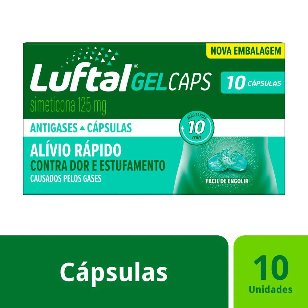 -29%OFF Luftal Max 125mg 10 Cápsulas Gelatinosas