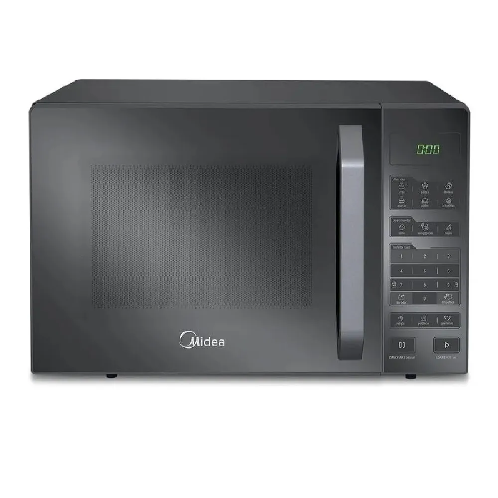 – 26%OFF Micro-ondas Midea 27 Litros Prata Espelhado + com 15% de desconto à vista no PIX