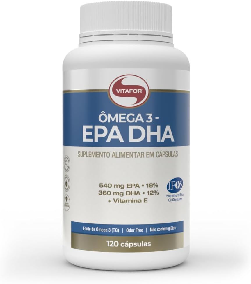 -16% OFF Vitafor – Ômega 3 EPA DHA – 120 Cápsulas -16% OFF Vitafor – Ômega 3 EPA DHA – 120 Cápsulas