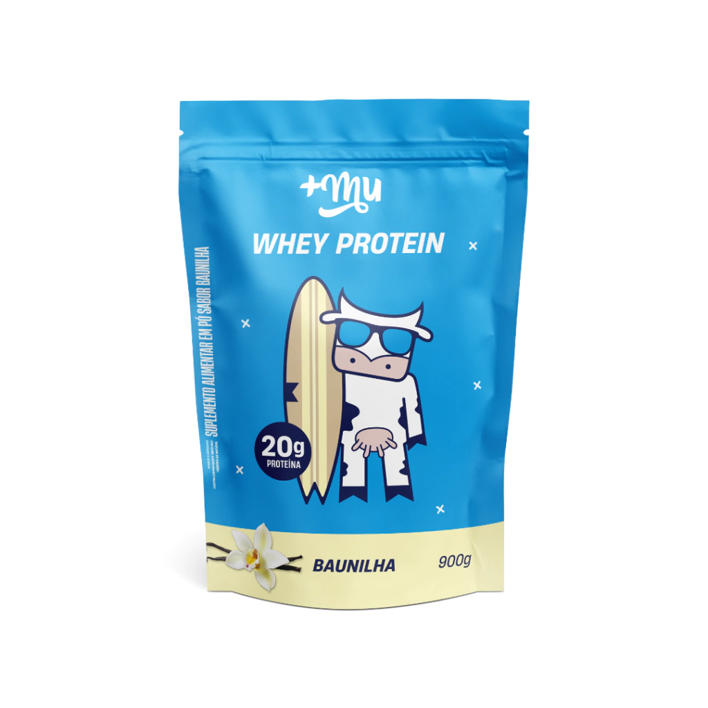 -25%OFF Whey Concentrado +Mu – Baunilha – Refil 900g