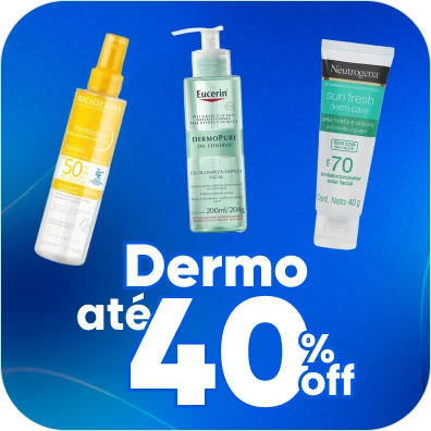 Linha Dermo, cuidados com a pele com até -40%OFF