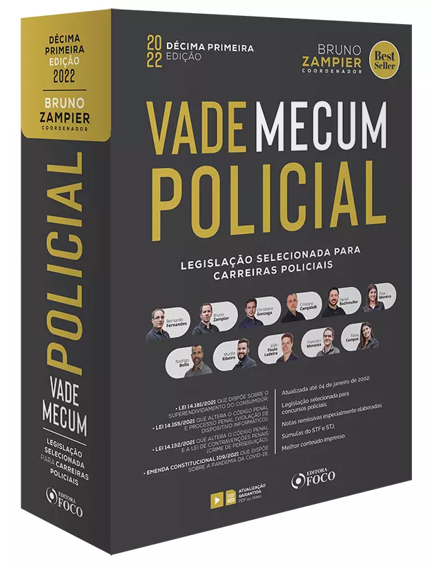 -30%OFF VADE MECUM POLICIAL – LEGISLAÇÃO SELECIONADA PARA CARREIRAS POLICIAIS