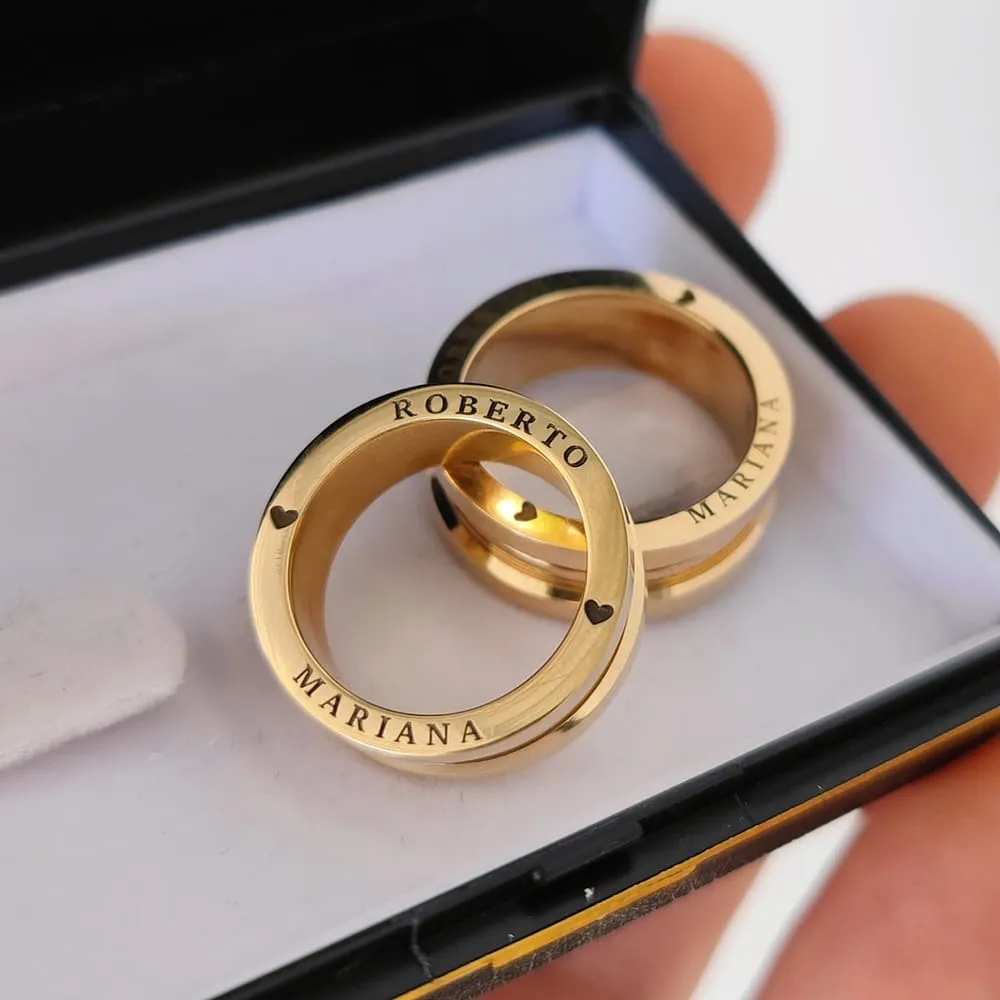 -5%OFF com cupom Par Alianças de Moedas Antigas 8mm Bulgaria com Gravação Lateral -5%OFF com cupom Par Alianças de Moedas Antigas 8mm Bulgaria com Gravação Lateral