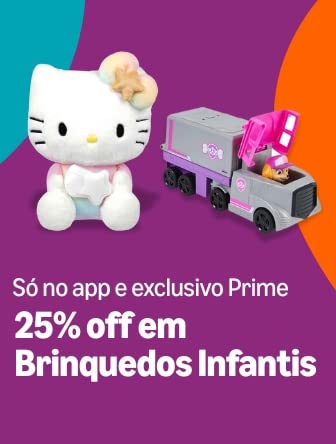 Exclusivo Prime: Só no app – 25% off em Brinquedos Infantis na Amazon Exclusivo Prime: Só no app – 25% off em Brinquedos Infantis na Amazon