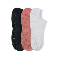 -50%OFF  Kit 3 Pares Meias Antiderrapante Yoga e Pilates na Compra Mais