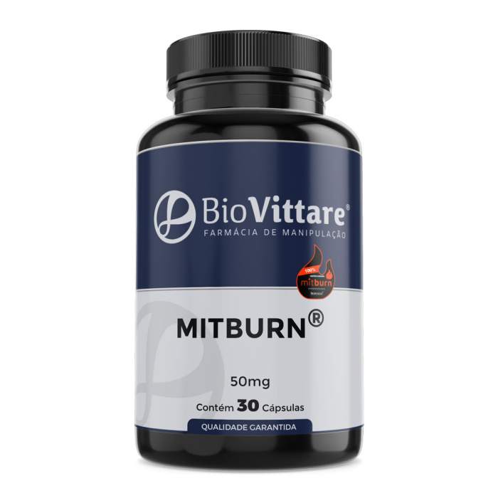 MITBurn ® 50mg 30 Cápsulas na BioVittare -5%OFF no PIX