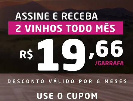 Leve 2 vinhos por R,66 cada na assinatura do Clube Wine: o maior clube de assinatura de vinhos do Mundo Leve 2 vinhos por R,66 cada na assinatura do Clube Wine: o maior clube de assinatura de vinhos do Mundo