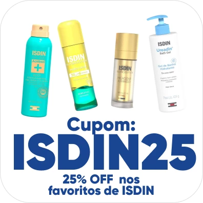 Favoritos da marca ISDIN com 25%OFF com cupom na Drogaria Venancio Favoritos da marca ISDIN com 25%OFF com cupom na Drogaria Venancio