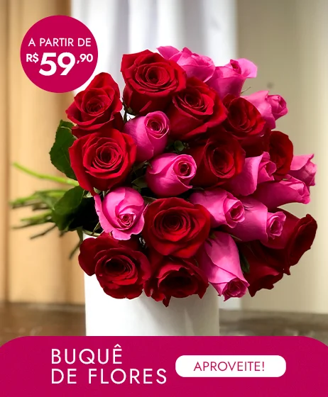 Buquê de flores a partir de R$ 59,90 na Giuliana Flores Buquê de flores a partir de R$ 59,90 na Giuliana Flores