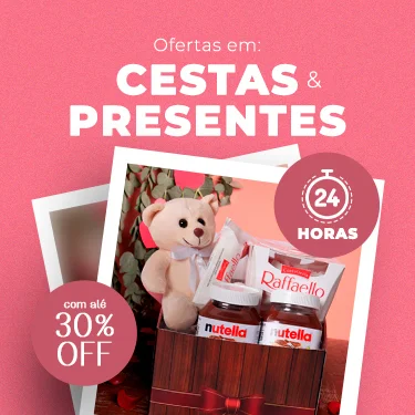 Cestas e Presentes com até -30%OFF nas Cestas Michelli Cestas e Presentes com até -30%OFF nas Cestas Michelli