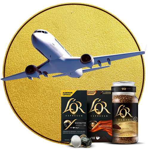 Compre R$ 50,00 em produtos L’OR e Concorra a kits diários*, kits semanais e, no sorteio final*, a 1 viagem para a França com acompanhante. Compre R$ 50,00 em produtos L’OR e Concorra a kits diários*, kits semanais e, no sorteio final*, a 1 viagem para a França com acompanhante.